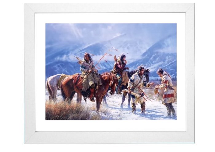 North American IndianFramed Print